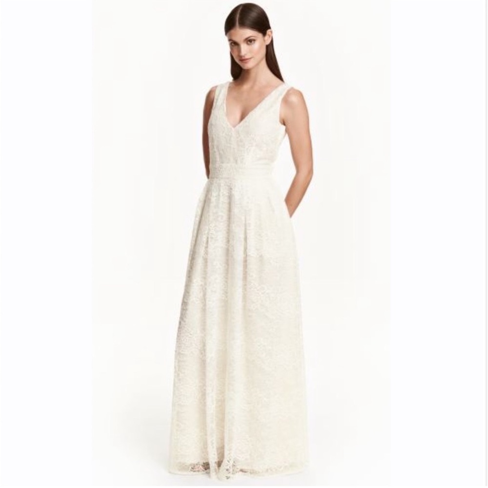 H&M Lace Maxi Dress